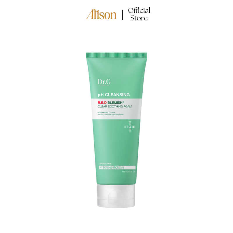 Sữa Rửa Mặt Dr.G pH Cleansing R.E.D Blemish Clear Soothing Foam 